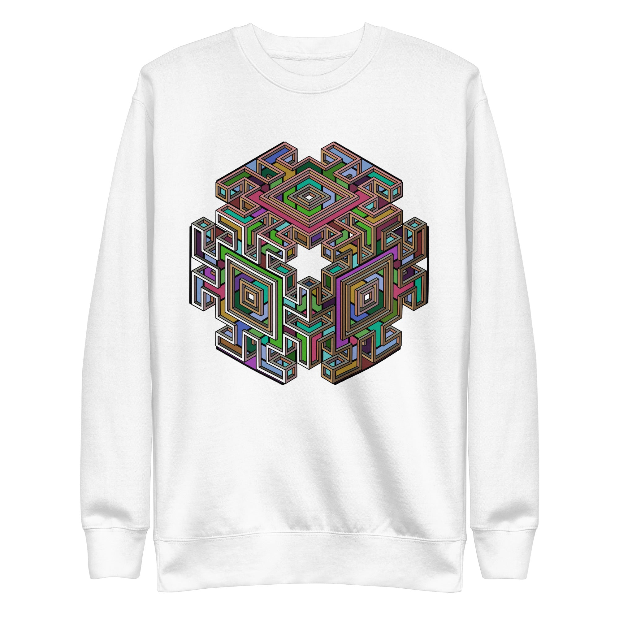 Colorful Cube Unisex Premium Sweatshirt